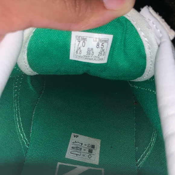 white and green vans. - Picture 2 of 5